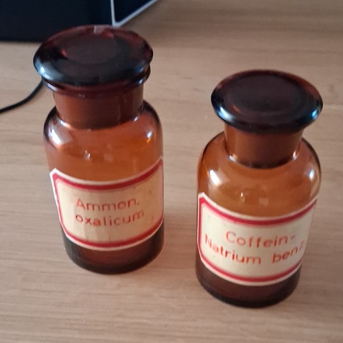 Apothekerflasche braunglas - 2x,