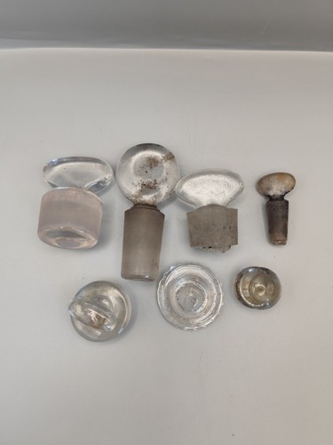 Konvolut antike glasstopfen - antike, /