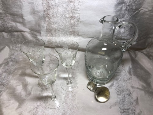 Glaskaraffe mit glasstopfen - glaskaraffe,