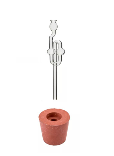 Gummistopfen glas gärrohr - glas,