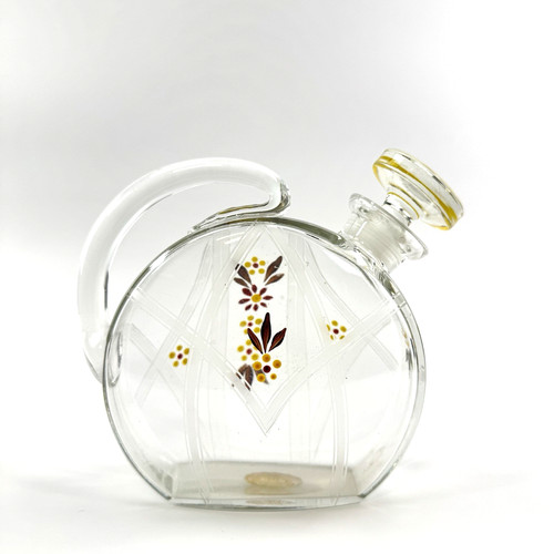 Vintage glas karaffe dekanter - karaffe,
