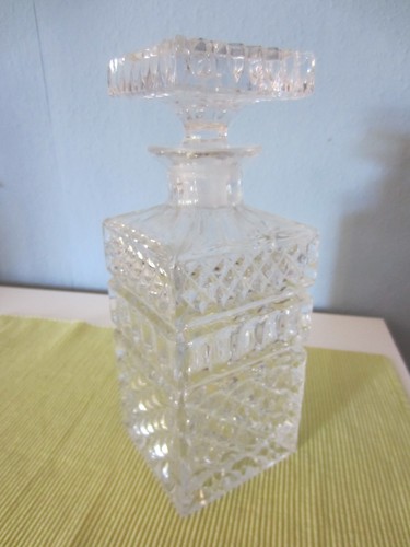 Glas karaffe mit stopfen - karaffe,