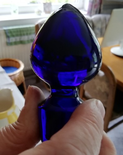 Alter großer blauer