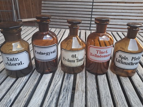 Apothekerflasche 250 braun - apothekerflasche,