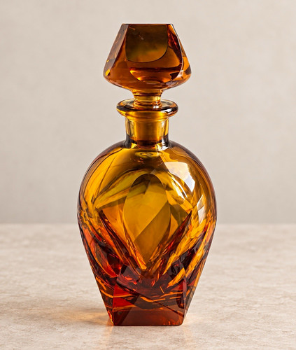 Moser karaffe bernsteinfarben - karaffe,