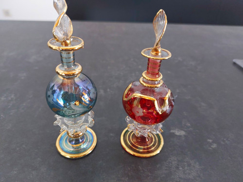 Glas miniatur parfumflakon - glas, miniatur-parfumflakon
