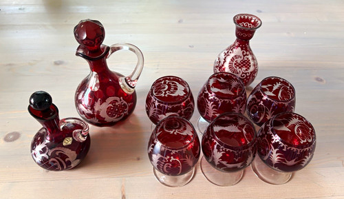 Schröter liquörset karaffe - schröter,